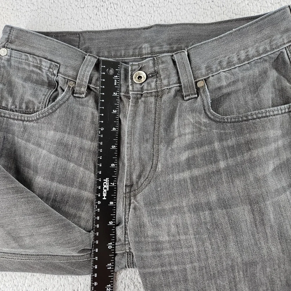 Levis 514 Jeans Mens 32x34 Gray Slim Straight Classic Denim Oversized Baggy‎ Y2K